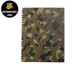 Notebooks Pro Camouflage Army Green Spiral Notebook A4