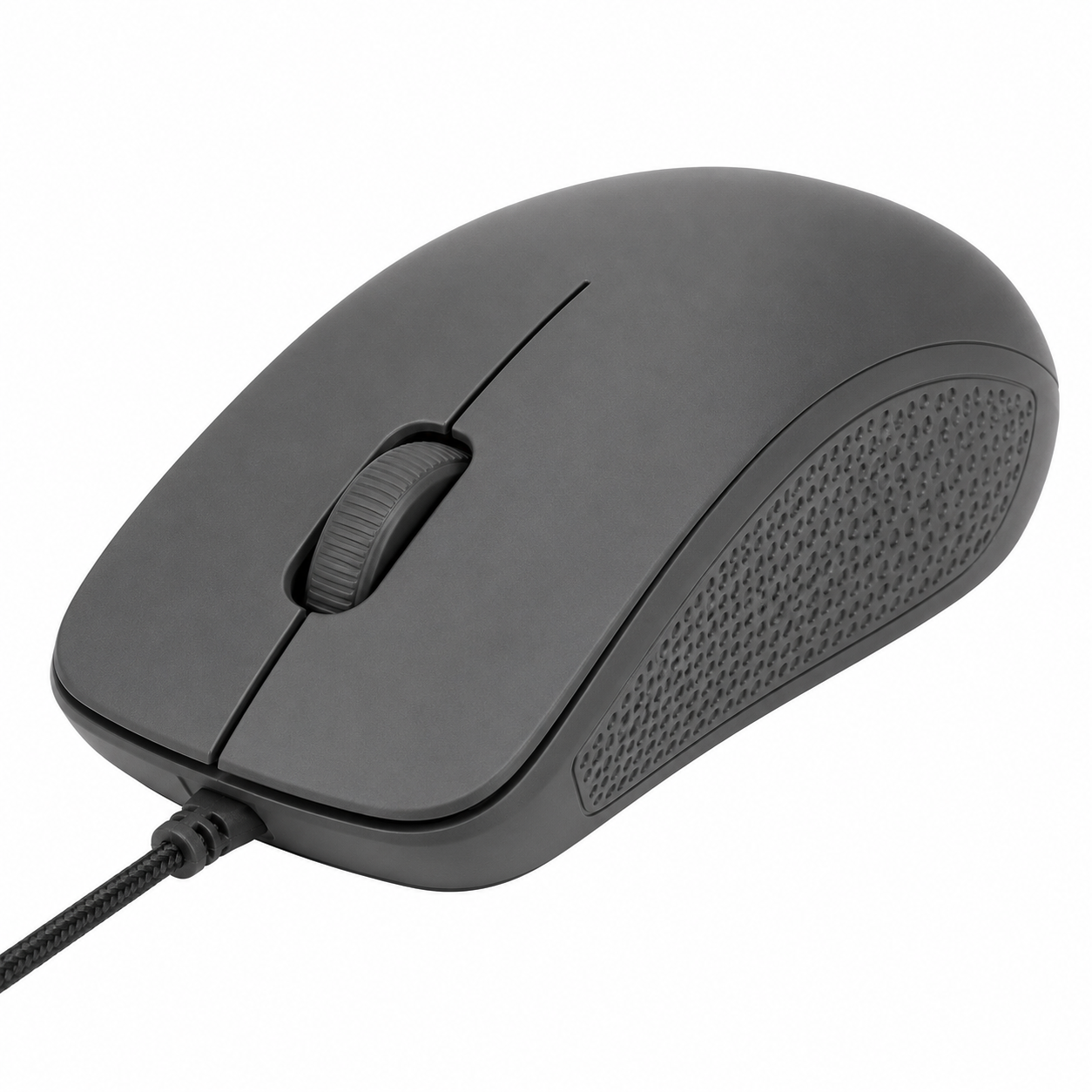 Wired Compact Computer Mouse with Textured Grip Sides Notebookspro Wired Compact Computer Mouse with Textured Grip Sides - Image 1